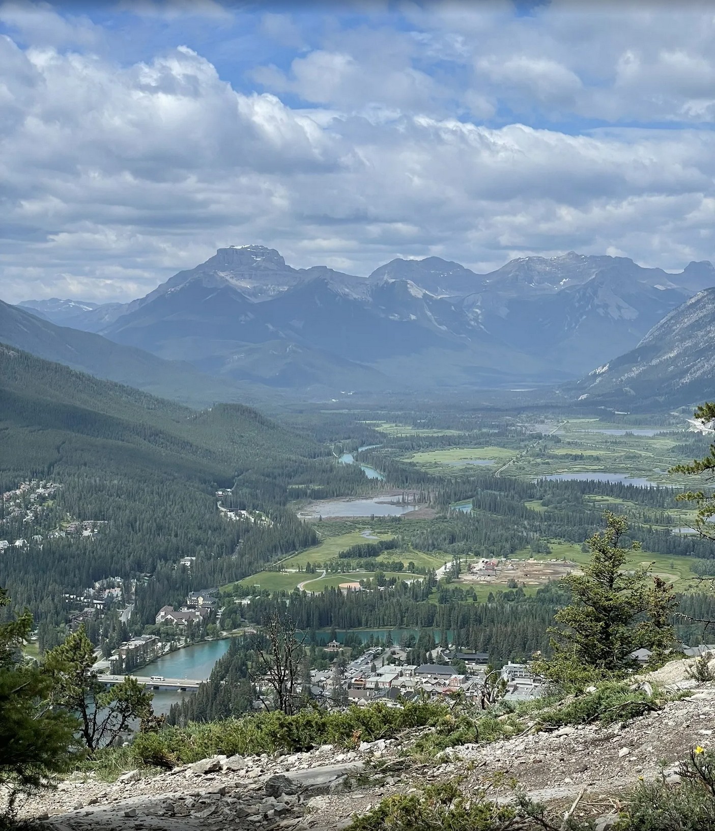 Arrivée à Banff view